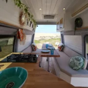 Win a campervan - previous conversion kitchen area