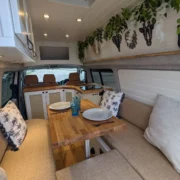 Win a campervan - previous conversion lounge area
